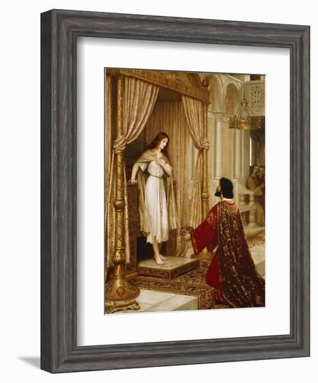 A King and a Beggar Maid, 1898-Edmund Blair Leighton-Framed Giclee Print