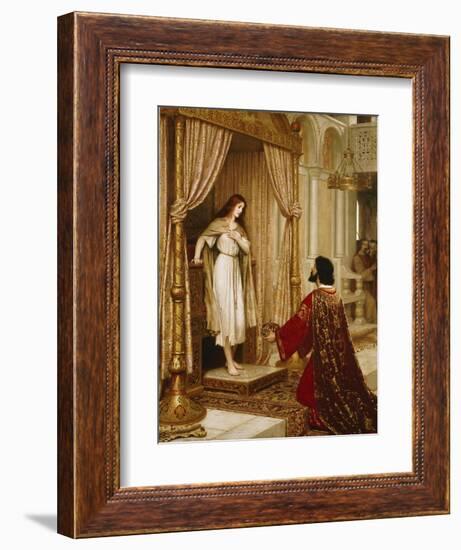 A King and a Beggar Maid, 1898-Edmund Blair Leighton-Framed Giclee Print