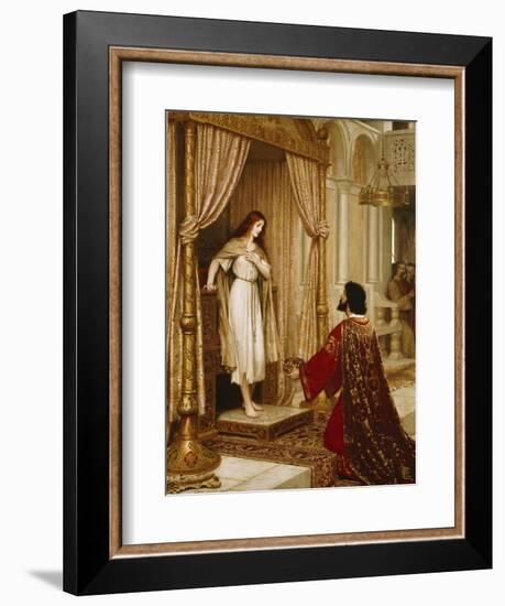 A King and a Beggar Maid, 1898-Edmund Blair Leighton-Framed Giclee Print