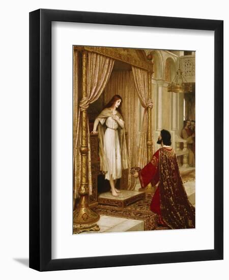 A King and a Beggar Maid, 1898-Edmund Blair Leighton-Framed Giclee Print