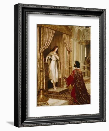 A King and a Beggar Maid, 1898-Edmund Blair Leighton-Framed Giclee Print