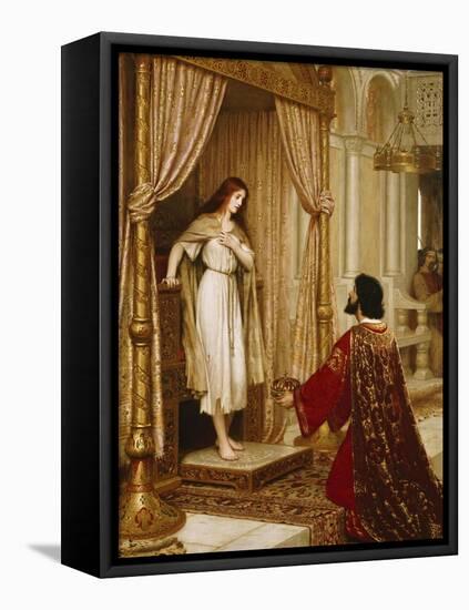 A King and a Beggar Maid, 1898-Edmund Blair Leighton-Framed Premier Image Canvas