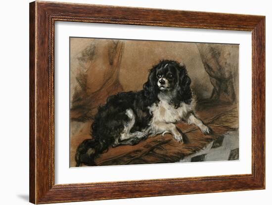 A King Charles Spaniel-Edwin Henry Landseer-Framed Giclee Print