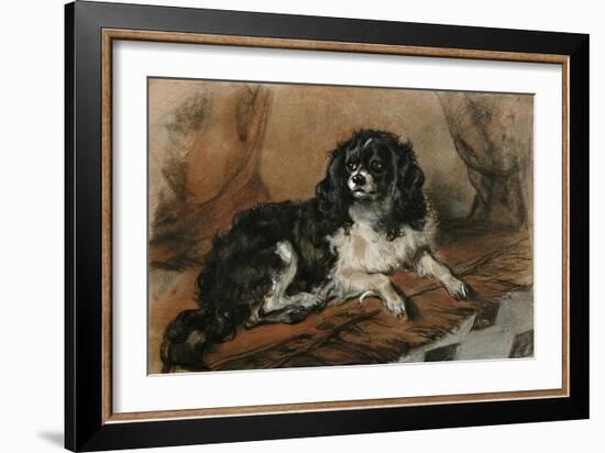 A King Charles Spaniel-Edwin Henry Landseer-Framed Giclee Print