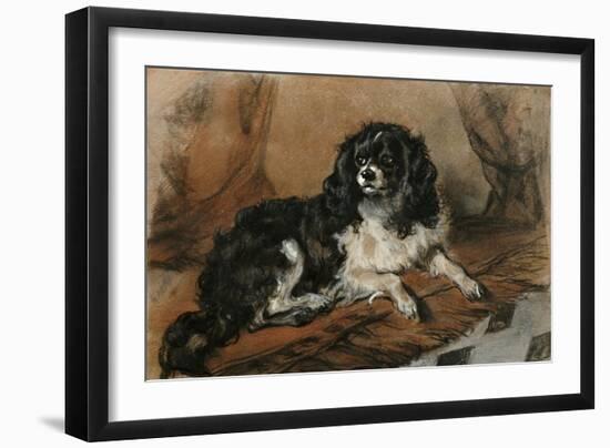 A King Charles Spaniel-Edwin Henry Landseer-Framed Giclee Print