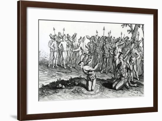 A King of Florida Consulting His Magician Previous to Going to Battle--Framed Giclee Print