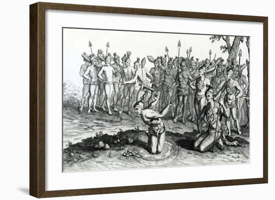 A King of Florida Consulting His Magician Previous to Going to Battle-null-Framed Giclee Print