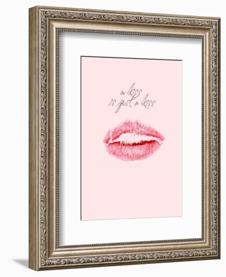 A Kiss Is Just a Kiss-Design Fabrikken-Framed Premium Giclee Print
