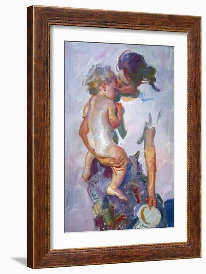 A Kiss-John Asaro-Framed Giclee Print