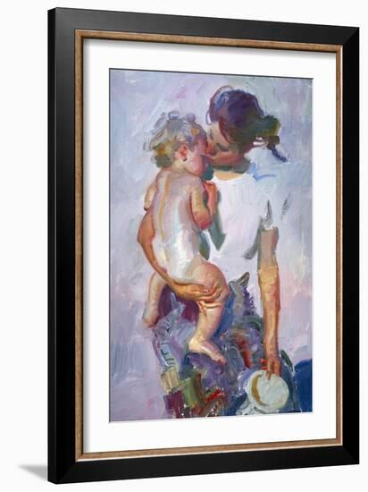 A Kiss-John Asaro-Framed Giclee Print