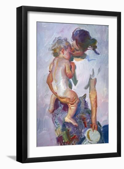 A Kiss-John Asaro-Framed Giclee Print