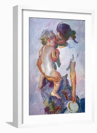 A Kiss-John Asaro-Framed Giclee Print