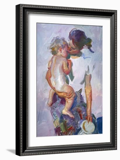 A Kiss-John Asaro-Framed Giclee Print