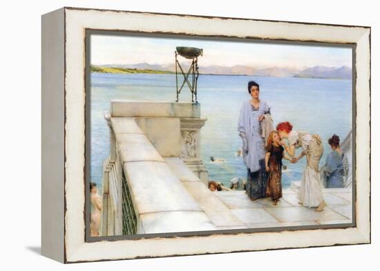 A Kiss-Sir Lawrence Alma-Tadema-Framed Stretched Canvas