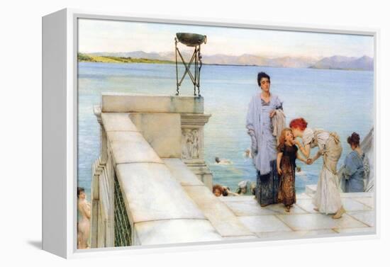 A Kiss-Sir Lawrence Alma-Tadema-Framed Stretched Canvas