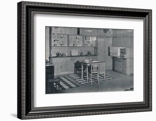 'A kitchen arranged and equipped by Heal & Son, Ltd. of London', 1942-Unknown-Framed Photographic Print