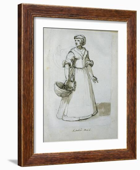 A Kitchen Maid-Inigo Jones-Framed Giclee Print