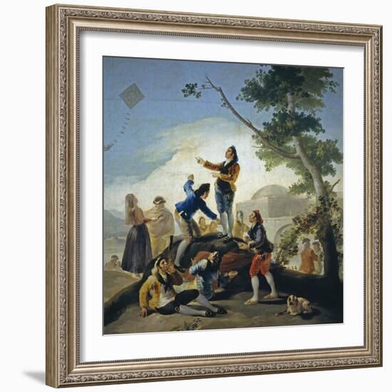 A Kite (La Comet), 1778-Francisco de Goya-Framed Giclee Print