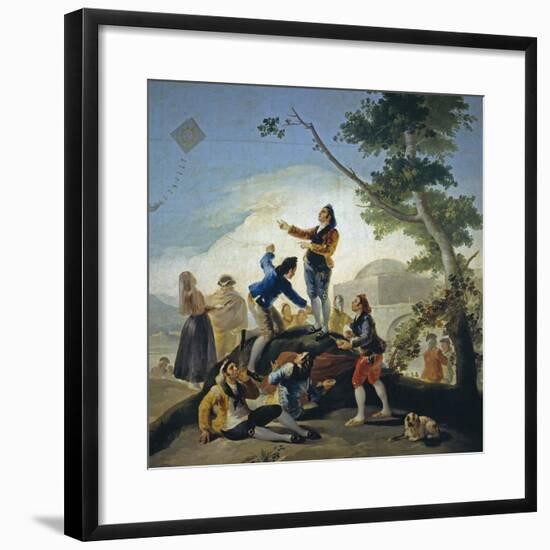 A Kite (La Comet), 1778-Francisco de Goya-Framed Giclee Print