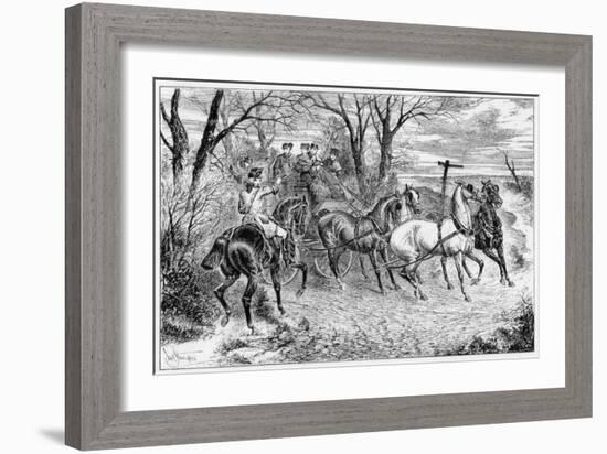 A Knight of the Road, 1881-John Sturgess-Framed Giclee Print