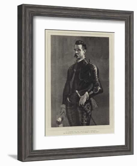 A Knight of the Seventeenth Century-John Pettie-Framed Giclee Print