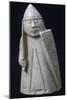 A Knight - The Lewis Chessmen, (Norwegian?), c1150-c1200. Artist: Unknown-Unknown-Mounted Giclee Print