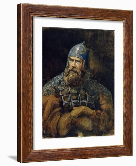 A Knight-Viktor Mikhaylovich Vasnetsov-Framed Giclee Print