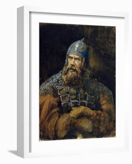 A Knight-Viktor Mikhaylovich Vasnetsov-Framed Giclee Print