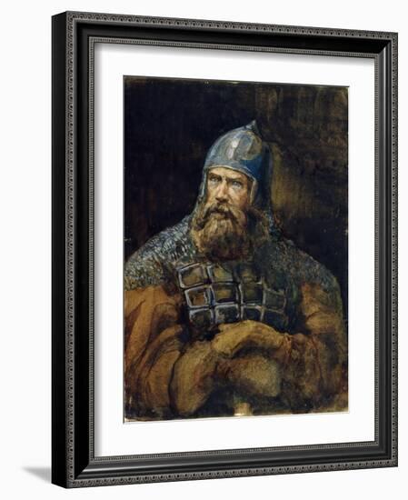 A Knight-Viktor Mikhaylovich Vasnetsov-Framed Giclee Print