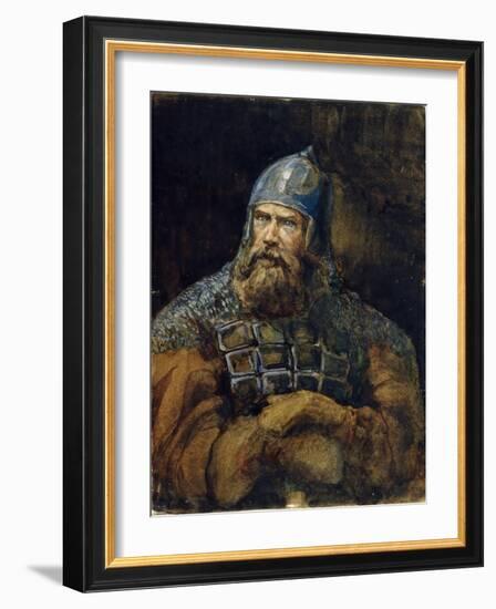 A Knight-Viktor Mikhaylovich Vasnetsov-Framed Giclee Print