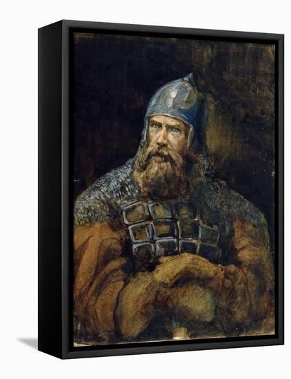 A Knight-Viktor Mikhaylovich Vasnetsov-Framed Premier Image Canvas