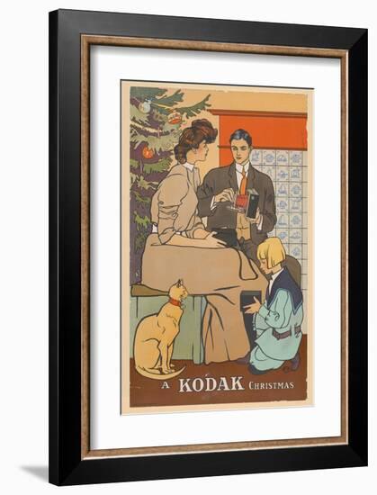 A Kodak Christmas-Stecher-Framed Art Print