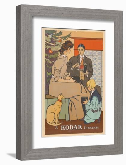 A Kodak Christmas-Stecher-Framed Art Print