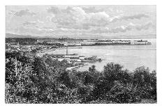 Port Limon and Uvas Island, C1890-A Kohl-Framed Giclee Print