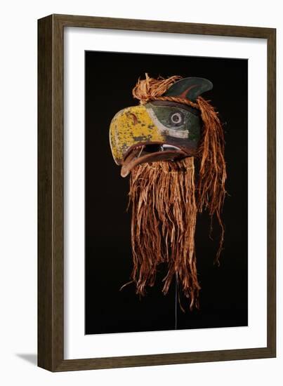 A Kwakiutl Thunderbird Mask, Red Cedar-null-Framed Giclee Print