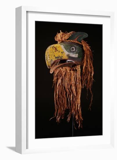 A Kwakiutl Thunderbird Mask, Red Cedar-null-Framed Giclee Print