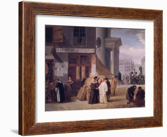 A L'Egide de Minerve-Leonard Defrance-Framed Giclee Print