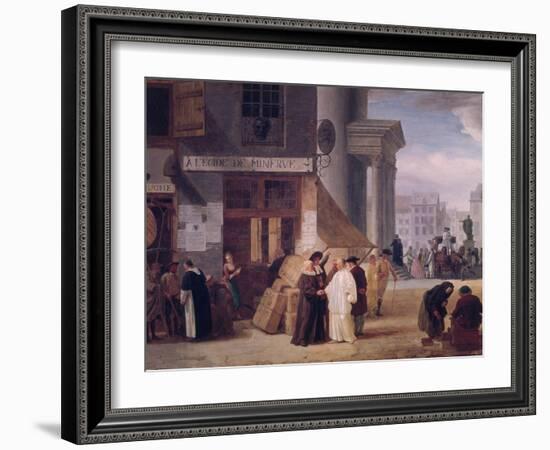 A L'Egide de Minerve-Leonard Defrance-Framed Giclee Print