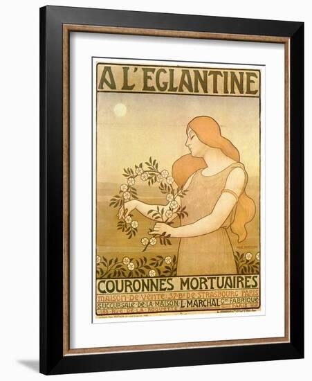 A L'Elegntine-Paul Berthon-Framed Art Print