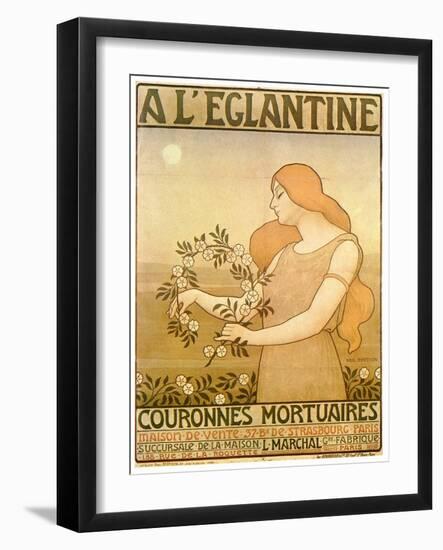 A L'Elegntine-Paul Berthon-Framed Art Print