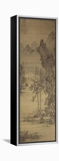 "A l'heure où la brume descend et les ombres s'allongent", paysage-Zhengming Wen-Framed Premier Image Canvas