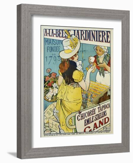 A-La-Belle Jardiniere Flower Seeds Advertisement Poster-null-Framed Giclee Print