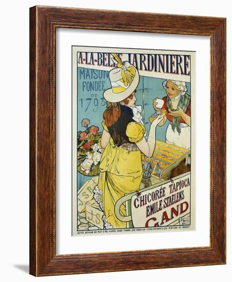 A-La-Belle Jardiniere Flower Seeds Advertisement Poster-null-Framed Giclee Print