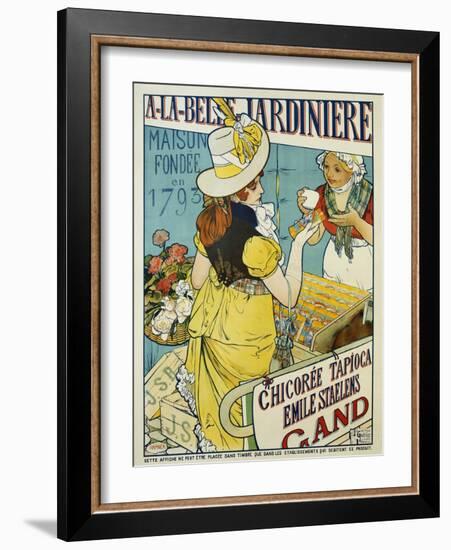 A-La-Belle Jardiniere Flower Seeds Advertisement Poster-null-Framed Giclee Print