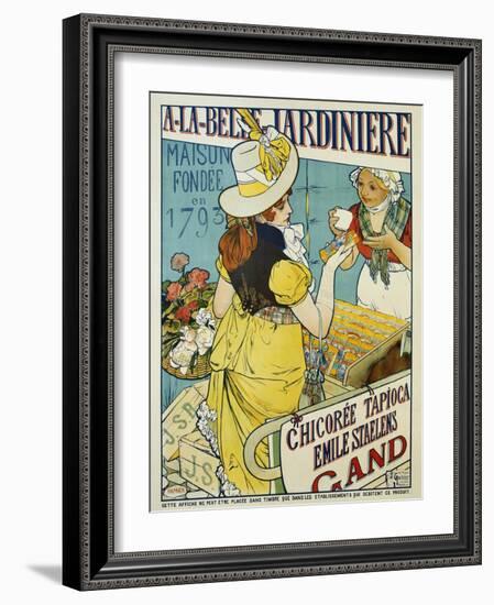 A-La-Belle Jardiniere Flower Seeds Advertisement Poster-null-Framed Giclee Print