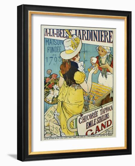 A-La-Belle Jardiniere Flower Seeds Advertisement Poster-null-Framed Giclee Print