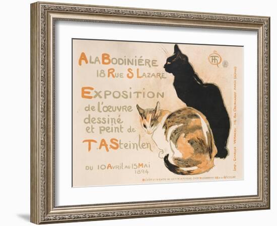 A la Bodiniere, 1894-Théophile Alexandre Steinlen-Framed Giclee Print