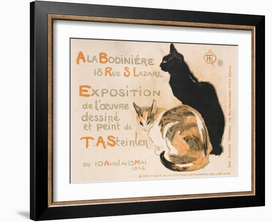 A la Bodiniere, 1894-Théophile Alexandre Steinlen-Framed Giclee Print