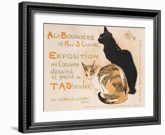 A la Bodiniere, 1894-Théophile Alexandre Steinlen-Framed Giclee Print