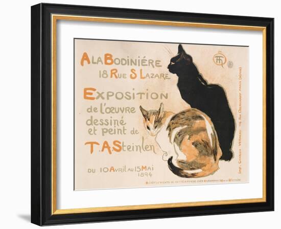 A la Bodiniere, 1894-Théophile Alexandre Steinlen-Framed Giclee Print